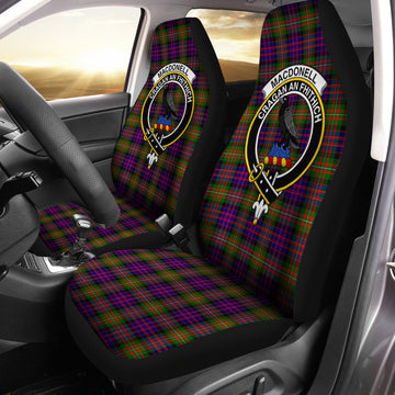 MacDonell of Glengarry Modern Tartan Car Seat Cover with Family Crest