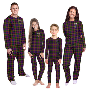 MacDonell of Glengarry Modern Tartan Pajamas Family Set with Family Crest