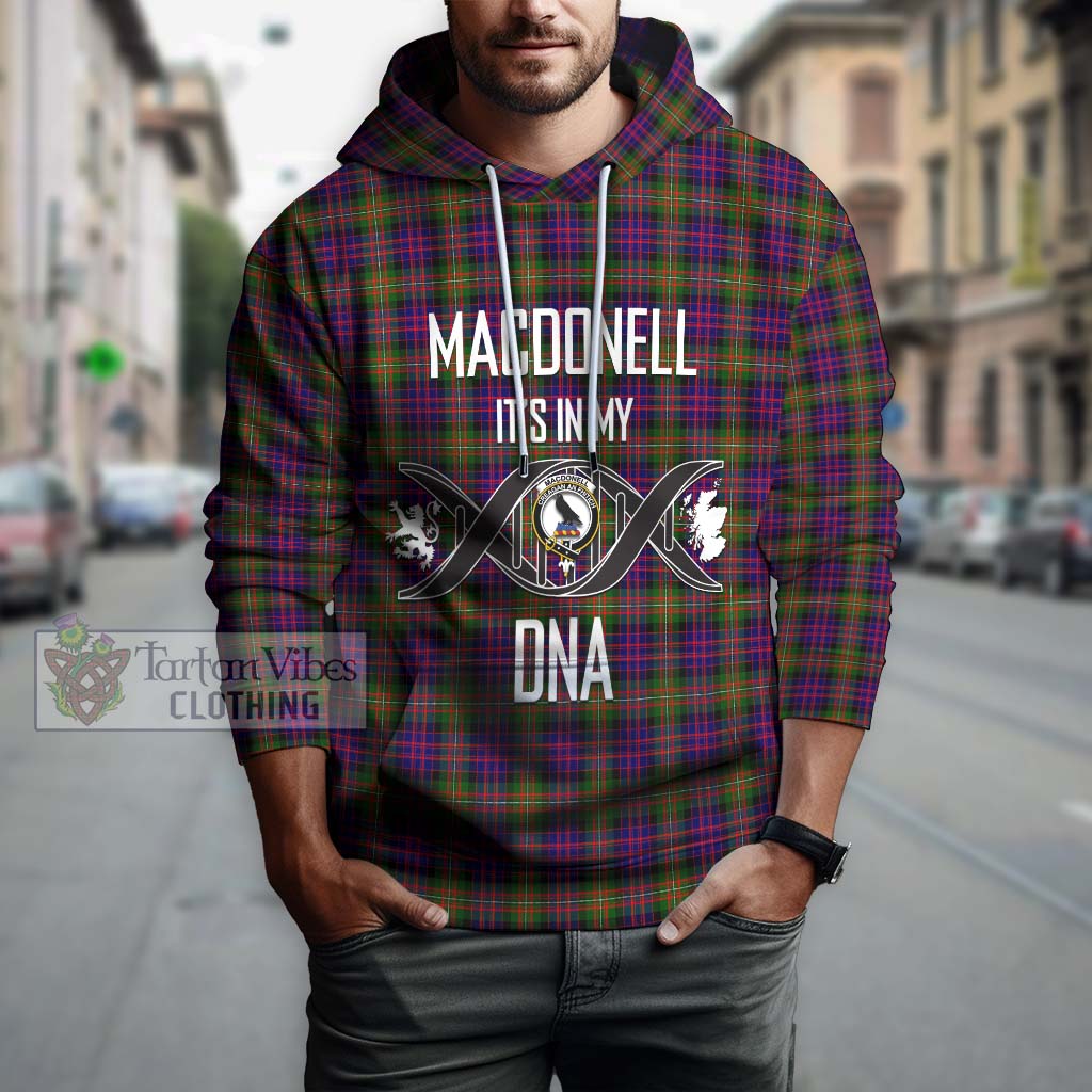 Tartan Vibes Clothing MacDonell of Glengarry Modern Tartan Hoodie with Family Crest DNA In Me Style