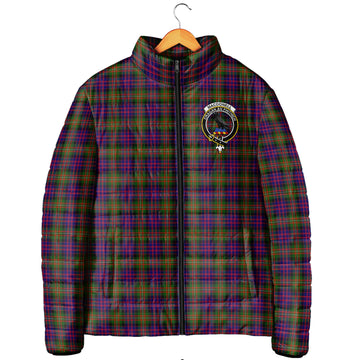 MacDonell of Glengarry Modern Tartan Padded Jacket with Family Crest