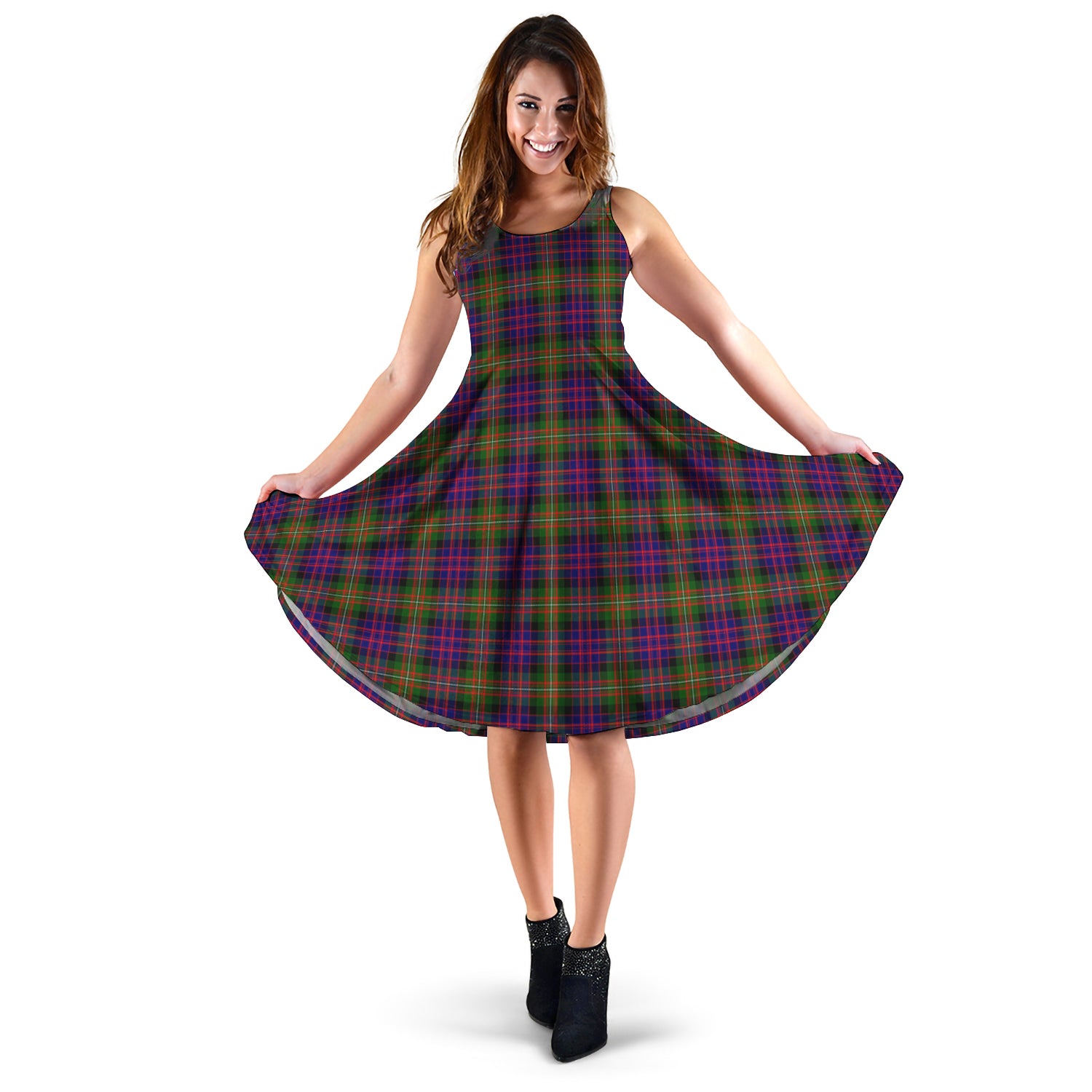 macdonell-of-glengarry-modern-tartan-sleeveless-midi-womens-dress