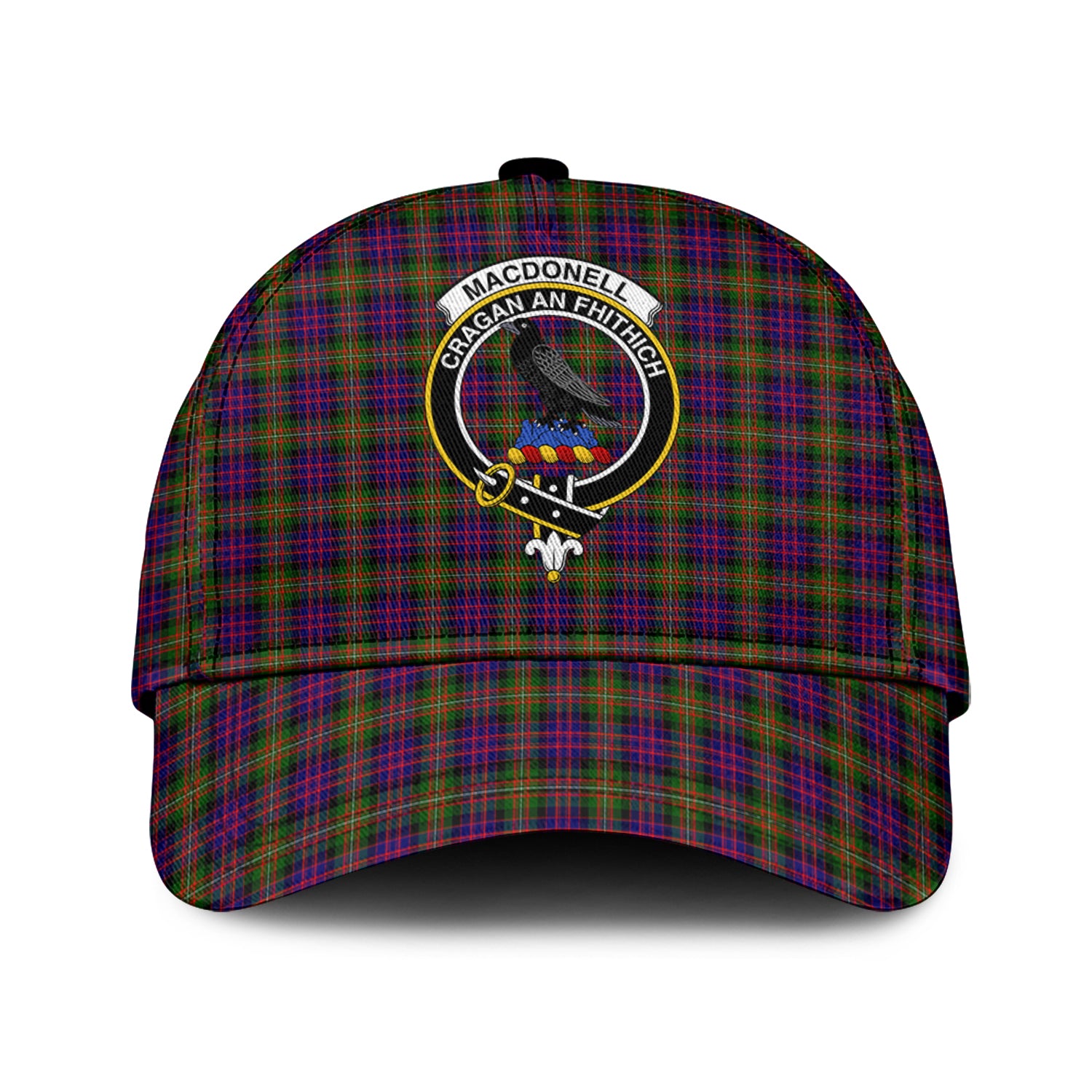 MacDonell of Glengarry Modern Tartan Classic Cap with Family Crest Classic Cap Universal Fit - Tartan Vibes Clothing