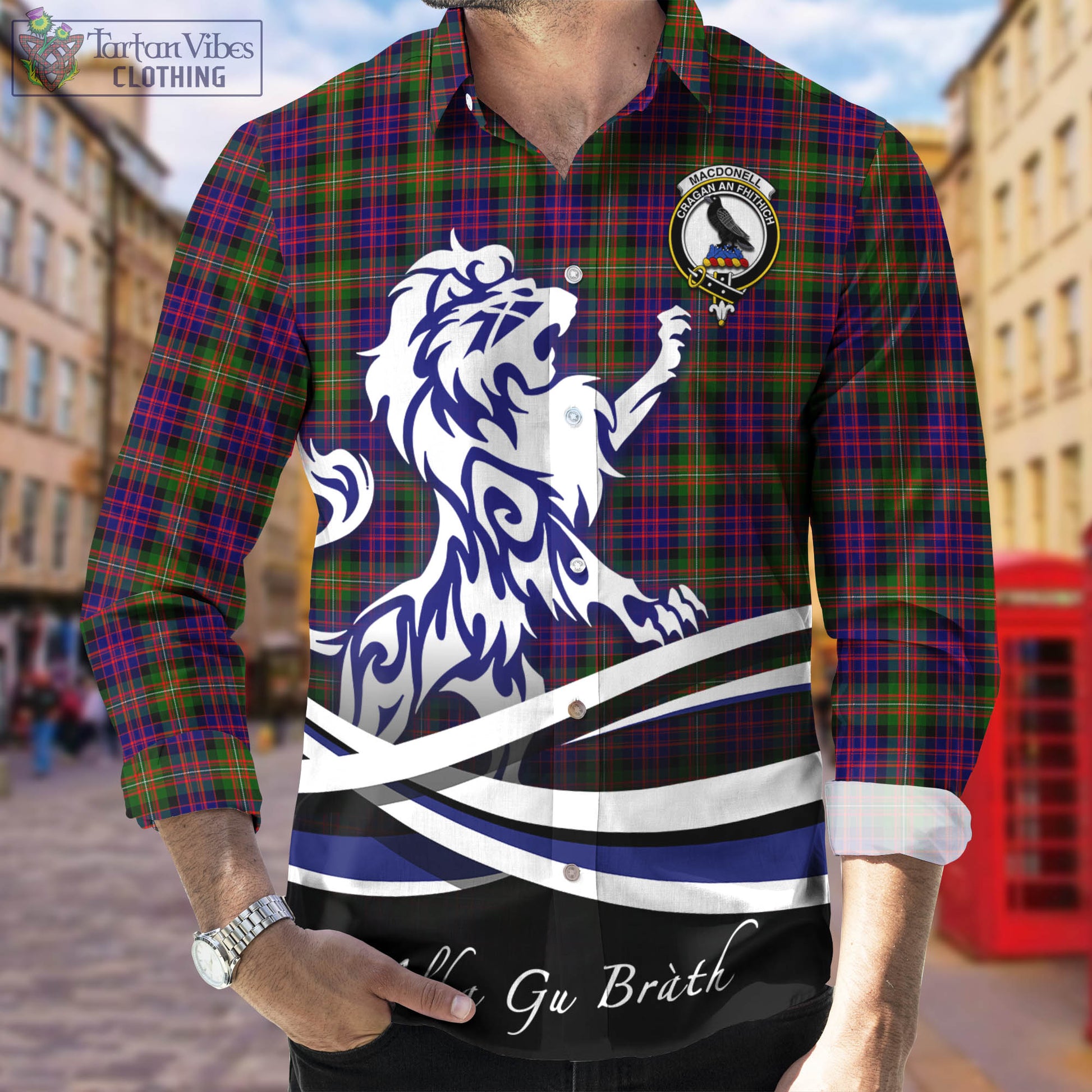 macdonell-of-glengarry-modern-tartan-long-sleeve-button-up-shirt-with-alba-gu-brath-regal-lion-emblem