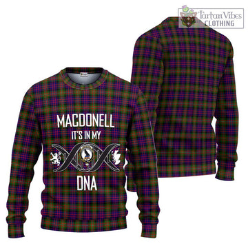 MacDonell of Glengarry Modern Tartan Ugly Sweater with Family Crest DNA In Me Style