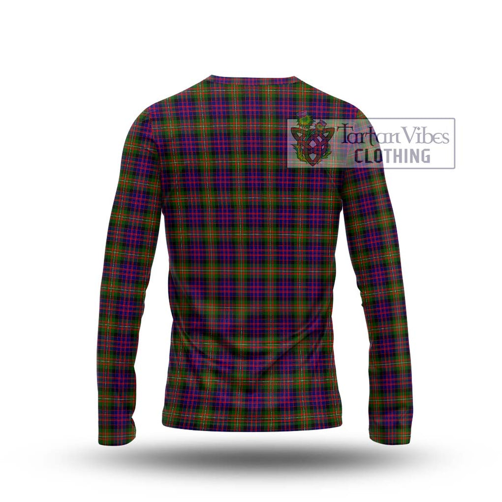 MacDonell of Glengarry Modern Tartan Long Sleeve T-Shirt with Family Crest DNA In Me Style - Tartanvibesclothing Shop