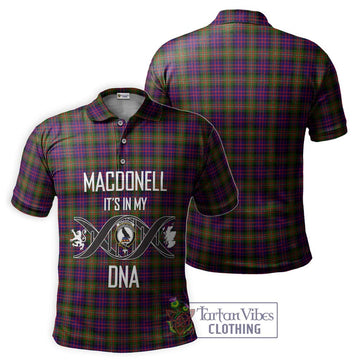 MacDonell of Glengarry Modern Tartan Polo Shirt with Family Crest DNA In Me Style