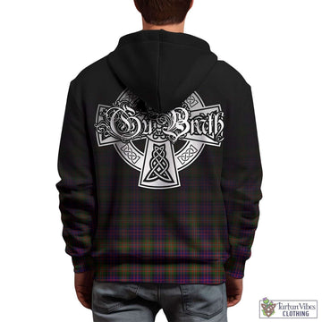 MacDonell of Glengarry Modern Tartan Hoodie Featuring Alba Gu Brath Family Crest Celtic Inspired