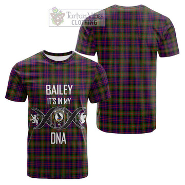 MacDonell of Glengarry Modern Tartan Cotton T-shirt with Family Crest DNA In Me Style