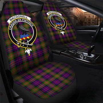 MacDonell of Glengarry Modern Tartan Car Seat Cover with Family Crest