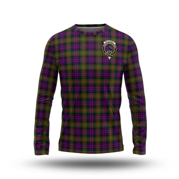 MacDonell of Glengarry Modern Tartan Long Sleeve T-Shirt with Family Crest