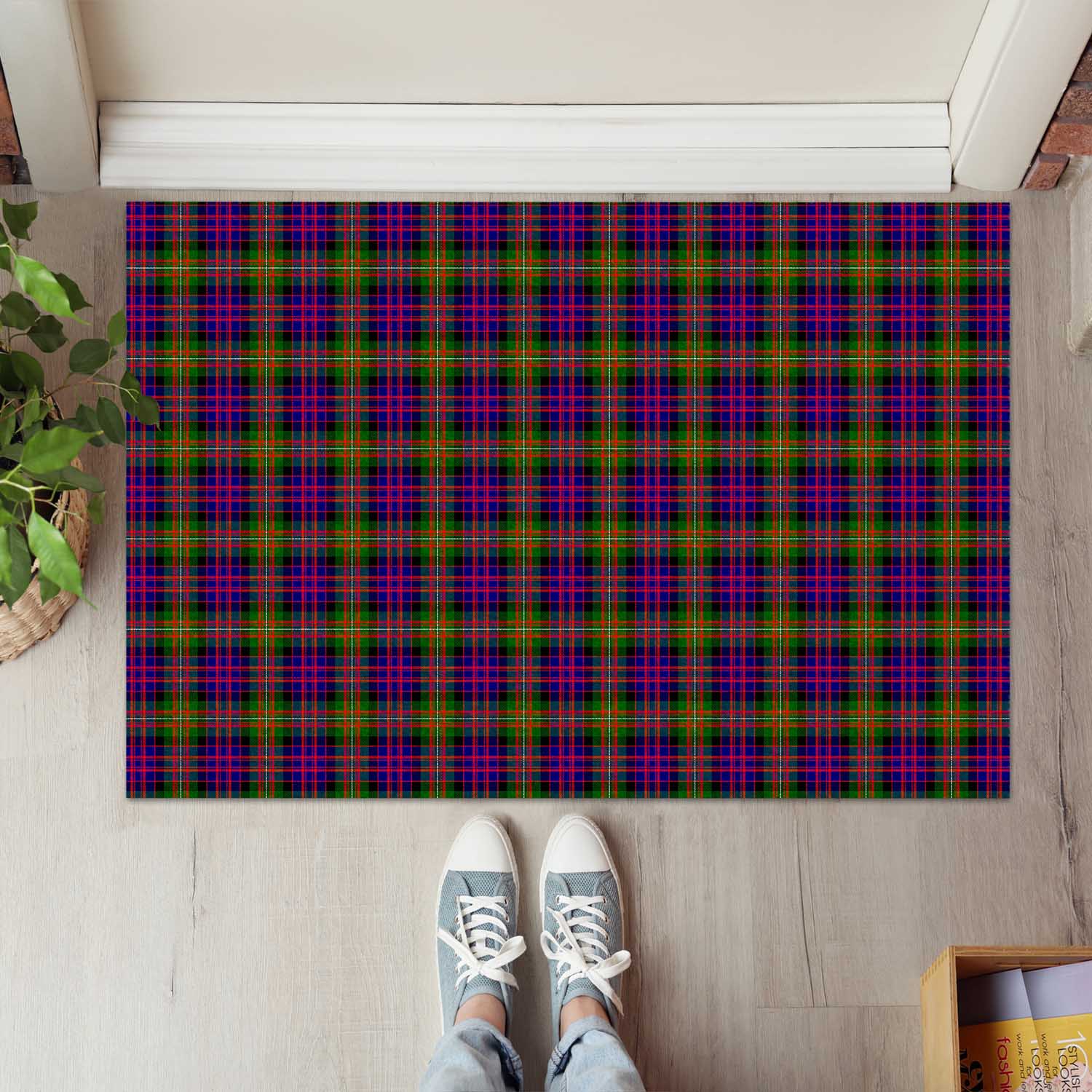 MacDonell of Glengarry Modern Tartan Door Mat - Tartanvibesclothing