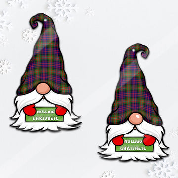 MacDonell of Glengarry Modern Gnome Christmas Ornament with His Tartan Christmas Hat