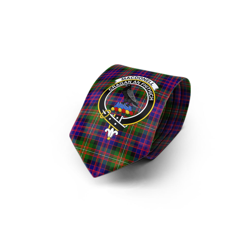 MacDonell of Glengarry Modern Tartan Classic Necktie with Family Crest - Tartan Vibes Clothing