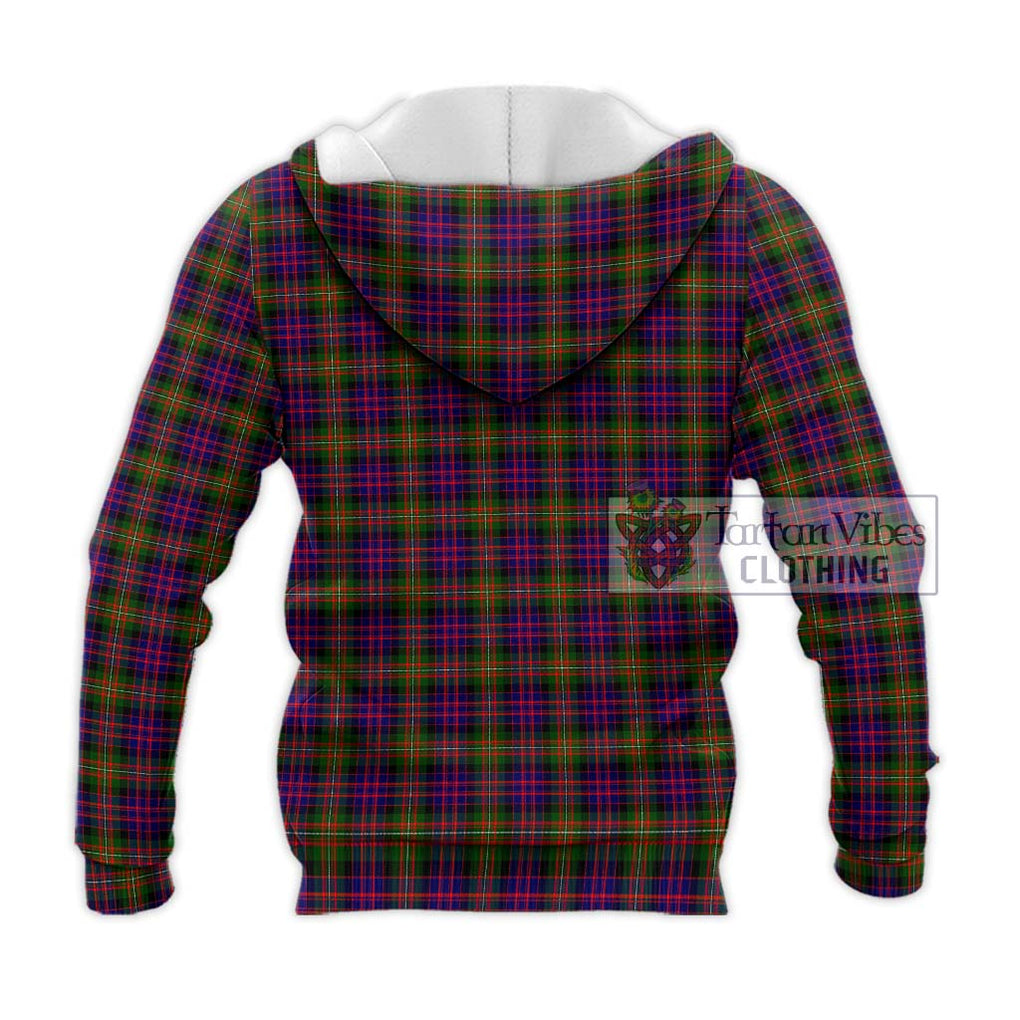 MacDonell of Glengarry Modern Tartan Knitted Hoodie with Family Crest DNA In Me Style - Tartanvibesclothing Shop