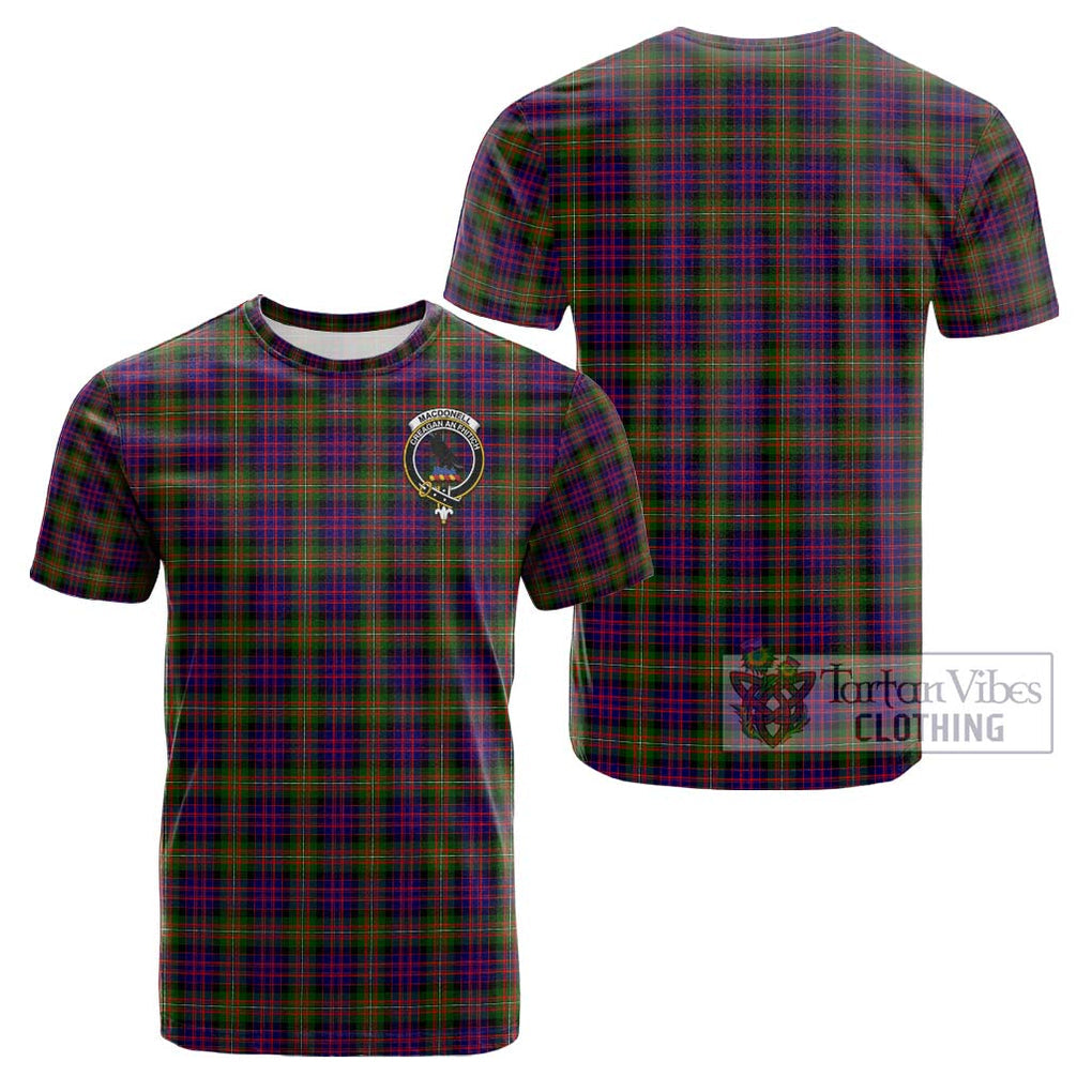 MacDonell of Glengarry Modern Tartan Cotton T-Shirt with Family Crest Kid's Shirt - Tartanvibesclothing Shop