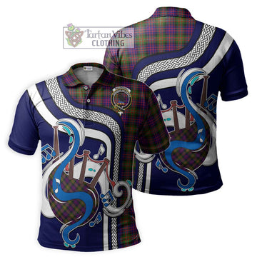 MacDonell of Glengarry Modern Tartan Polo Shirt with Epic Bagpipe Style