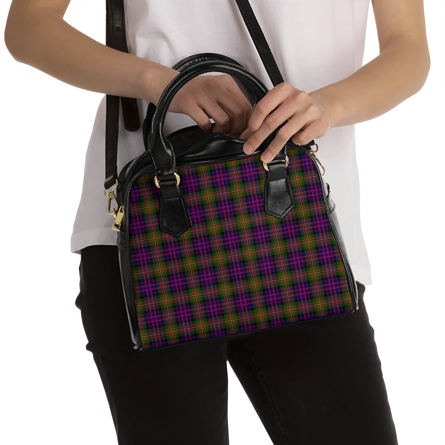 MacDonell of Glengarry Modern Tartan Shoulder Handbags - Tartanvibesclothing