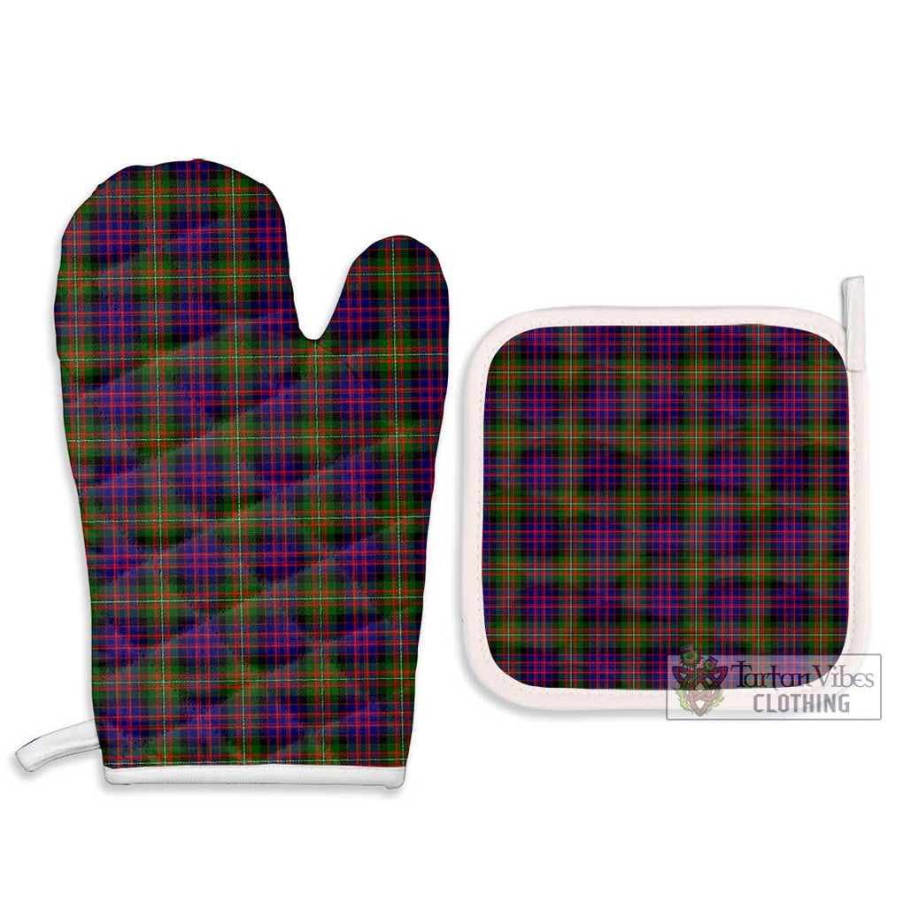 MacDonell of Glengarry Modern Tartan Combo Oven Mitt & Pot-Holder Combo 1 Oven Mitt & 2 Pot-Holder White - Tartan Vibes Clothing