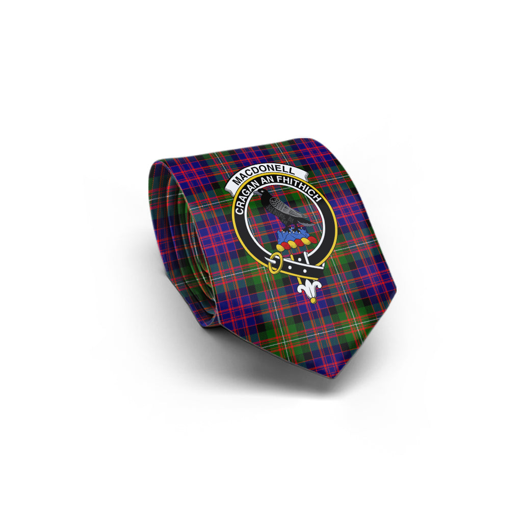 MacDonell of Glengarry Modern Tartan Classic Necktie with Family Crest - Tartan Vibes Clothing