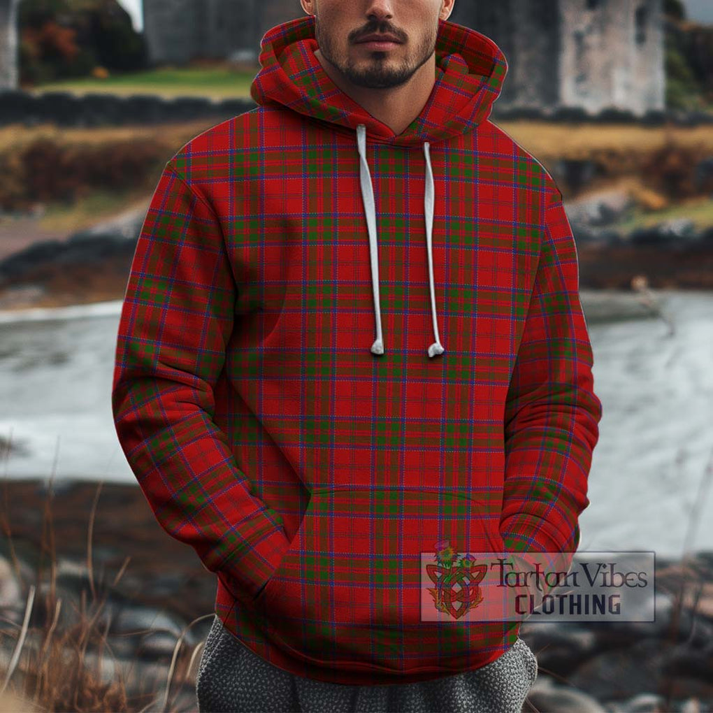 MacDonell of Keppoch Tartan Cotton Hoodie Pullover Hoodie XS - Tartan Vibes Clothing