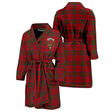 MacDonell of Keppoch Tartan Bathrobe with Family Crest