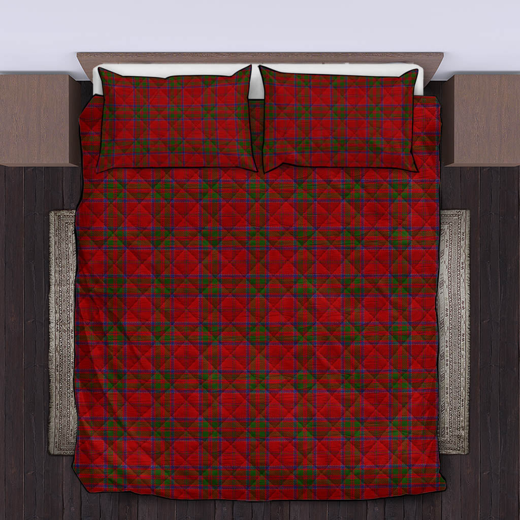 MacDonell of Keppoch Tartan Quilt Bed Set - Tartanvibesclothing