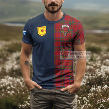 MacDonell of Keppoch Tartan T-Shirt Alba with Scottish Lion Royal Arm Half Style