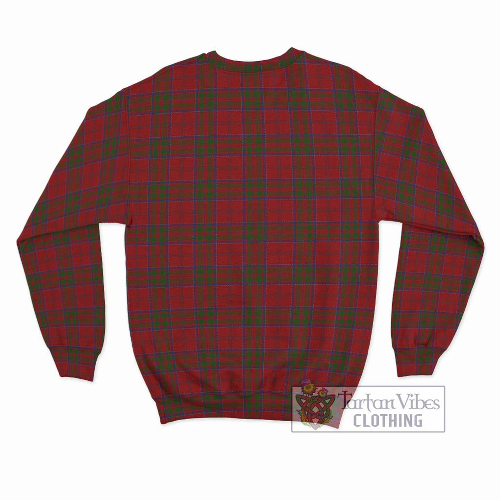 MacDonell of Keppoch Tartan Sweatshirt with Family Crest DNA In Me Style - Tartanvibesclothing Shop