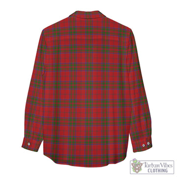 MacDonell of Keppoch Tartan Women's Casual Shirt with Family Crest