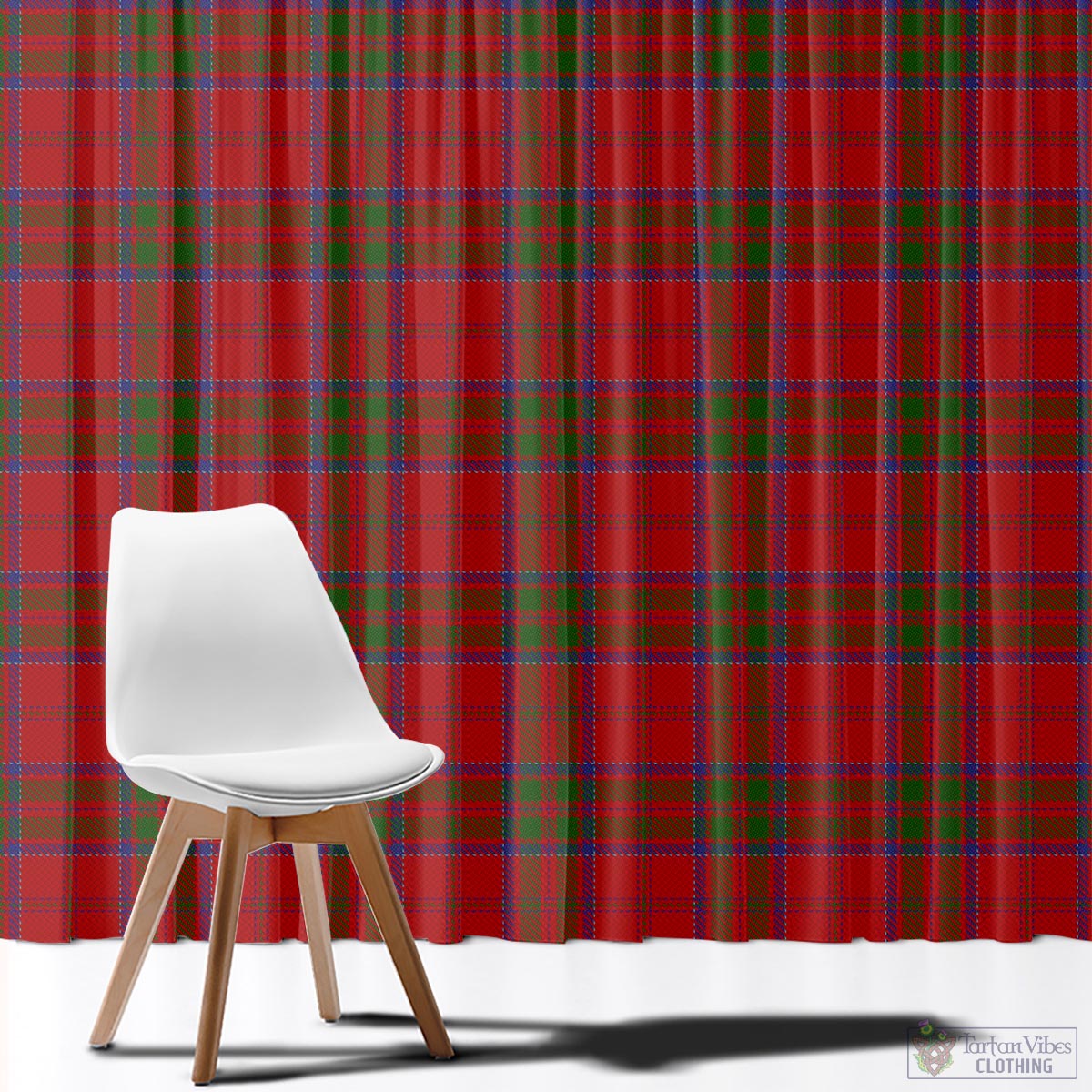 MacDonell of Keppoch Tartan Window Curtain