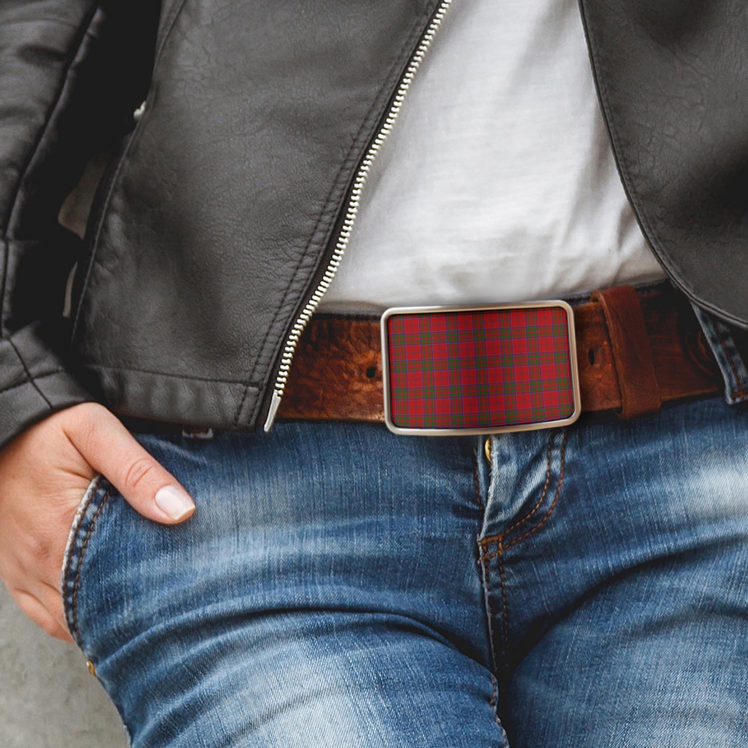 MacDonell of Keppoch Tartan Belt Buckles - Tartanvibesclothing