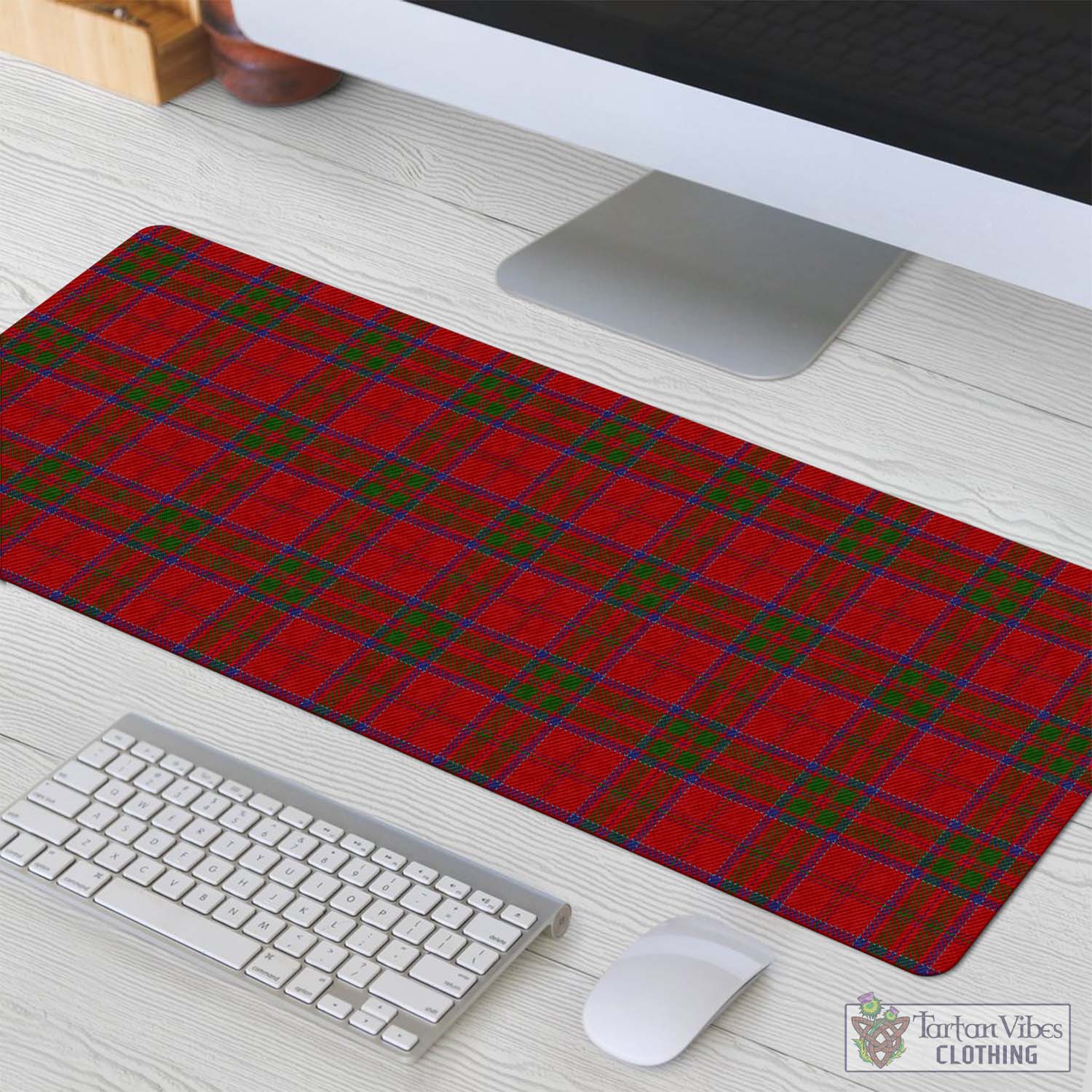 Tartan Vibes Clothing MacDonell of Keppoch Tartan Mouse Pad