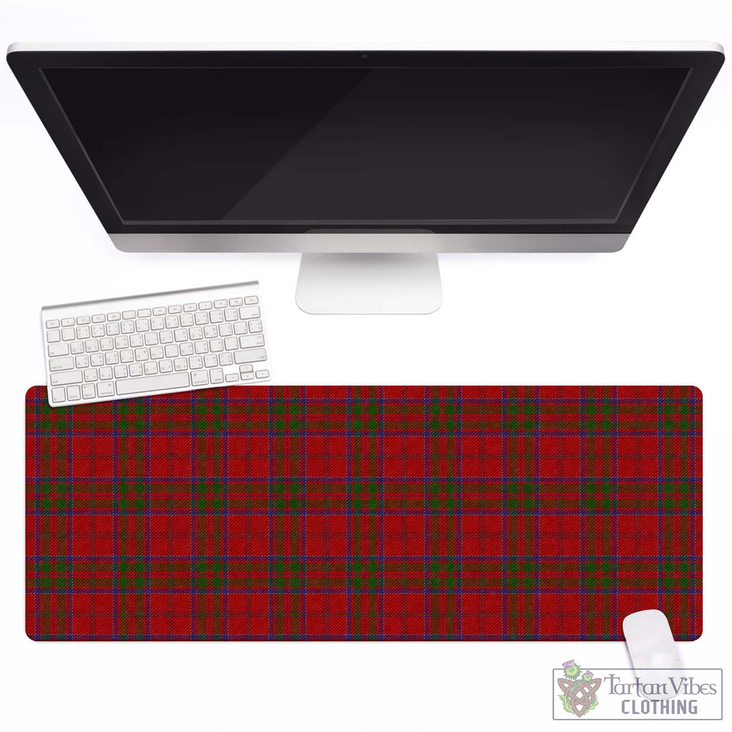 Tartan Vibes Clothing MacDonell of Keppoch Tartan Mouse Pad