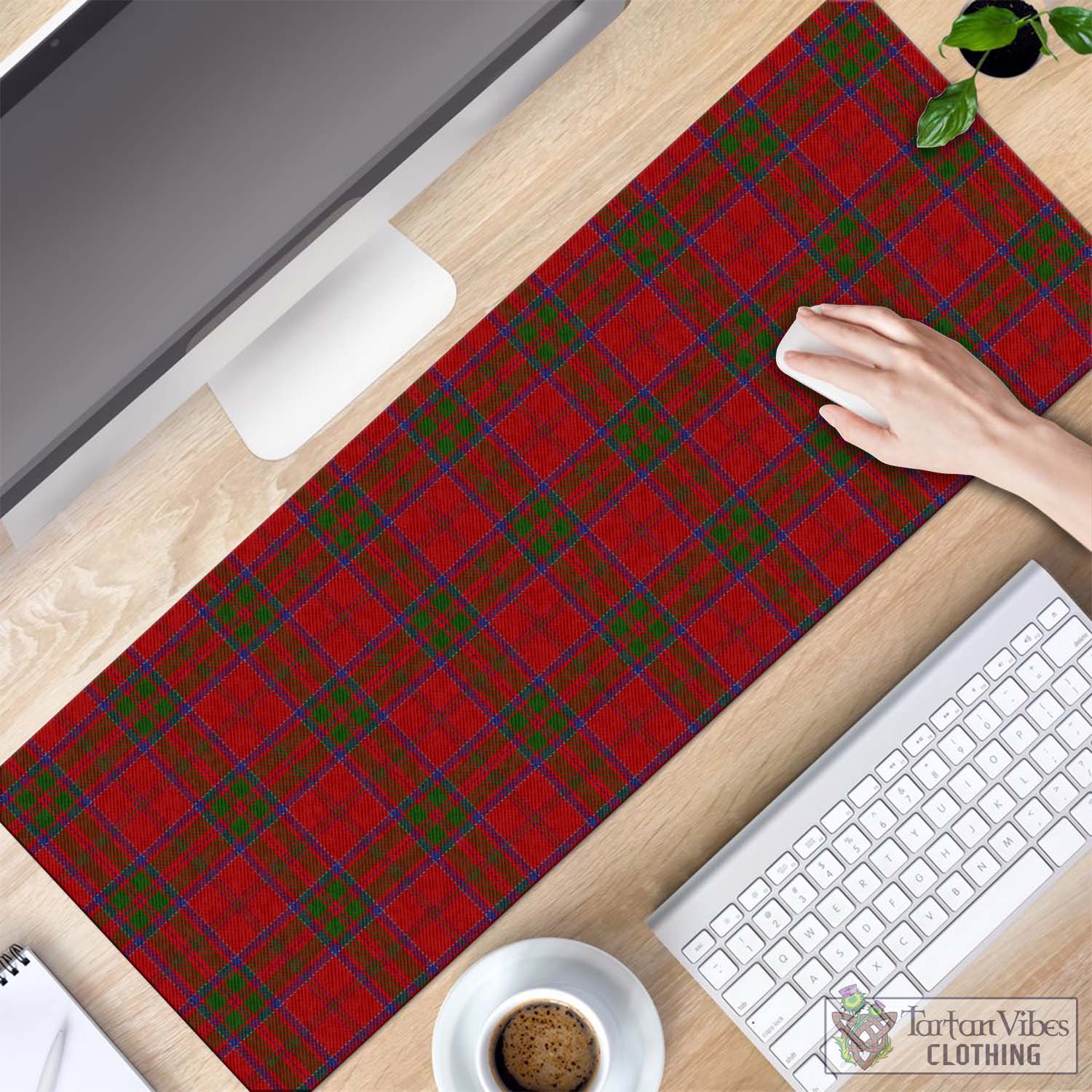 Tartan Vibes Clothing MacDonell of Keppoch Tartan Mouse Pad