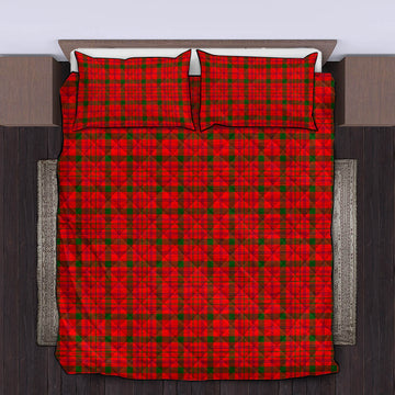 MacDonell of Keppoch Modern Tartan Quilt Bed Set