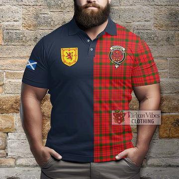 MacDonell of Keppoch Modern Tartan Polo Shirt Alba with Scottish Lion Royal Arm Half Style