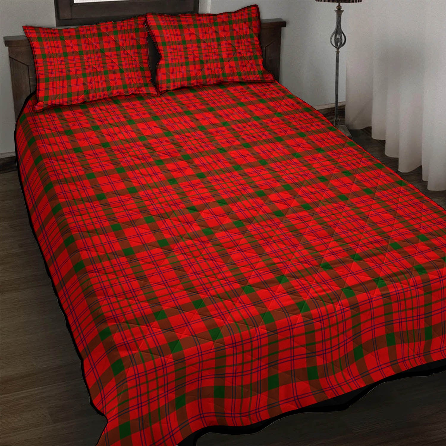 MacDonell of Keppoch Modern Tartan Quilt Bed Set - Tartan Vibes Clothing