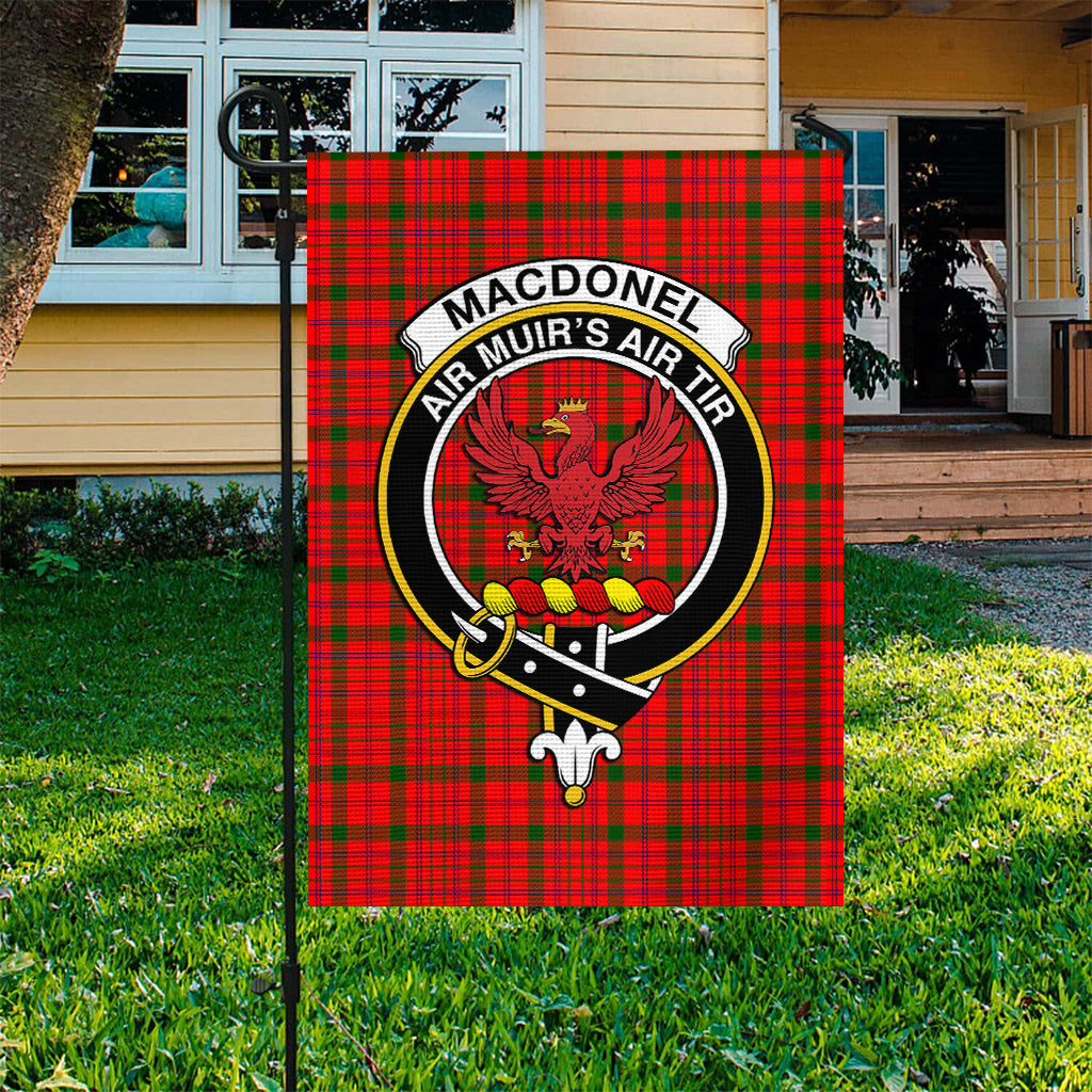 MacDonell of Keppoch Modern Tartan Flag with Family Crest - Tartan Vibes Clothing