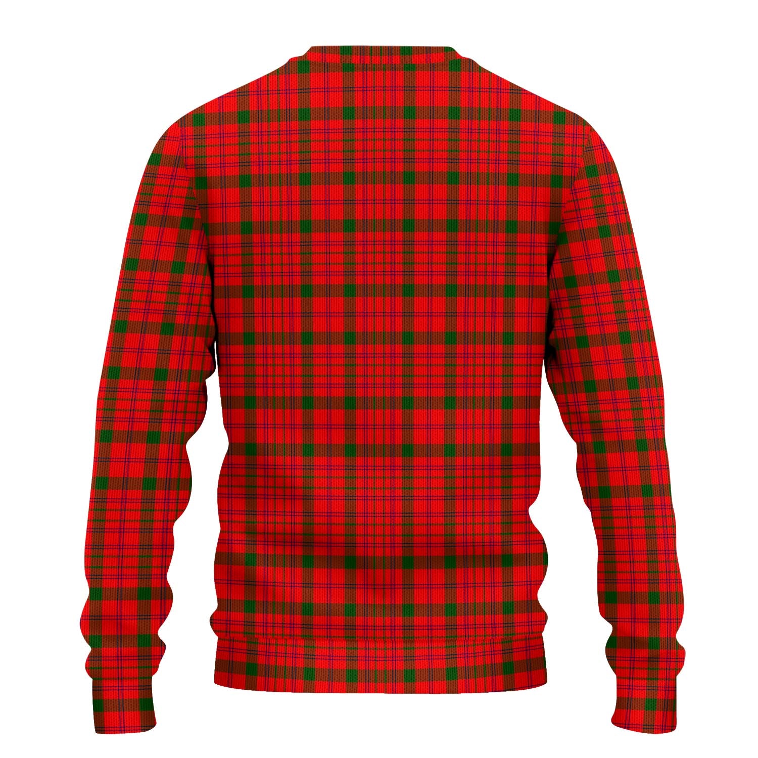 MacDonell of Keppoch Modern Tartan Knitted Sweater with Family Crest - Tartanvibesclothing