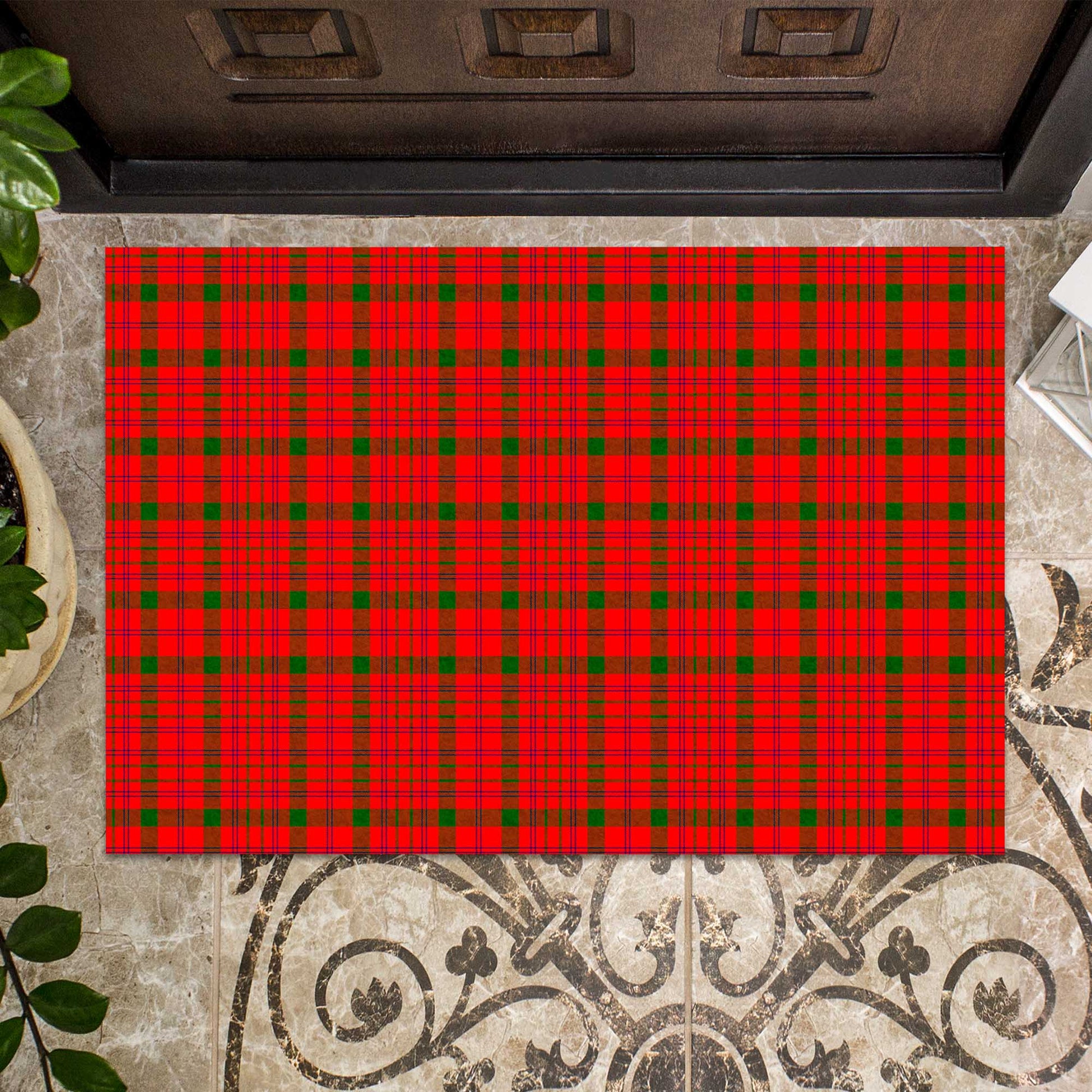 MacDonell of Keppoch Modern Tartan Door Mat - Tartanvibesclothing