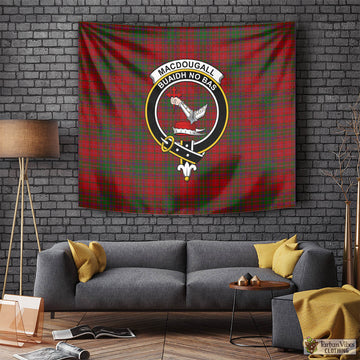 MacDougall (McDougall) Tartan Tapestry Wall Hanging and Home Decor for Room with Family Crest