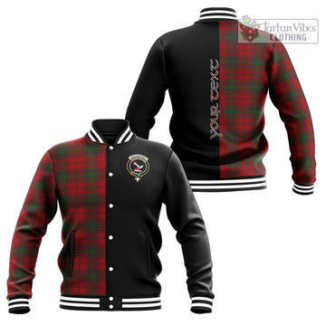 MacDougall (McDougall) Tartan Baseball Jacket with Family Crest and Half Of Me Style