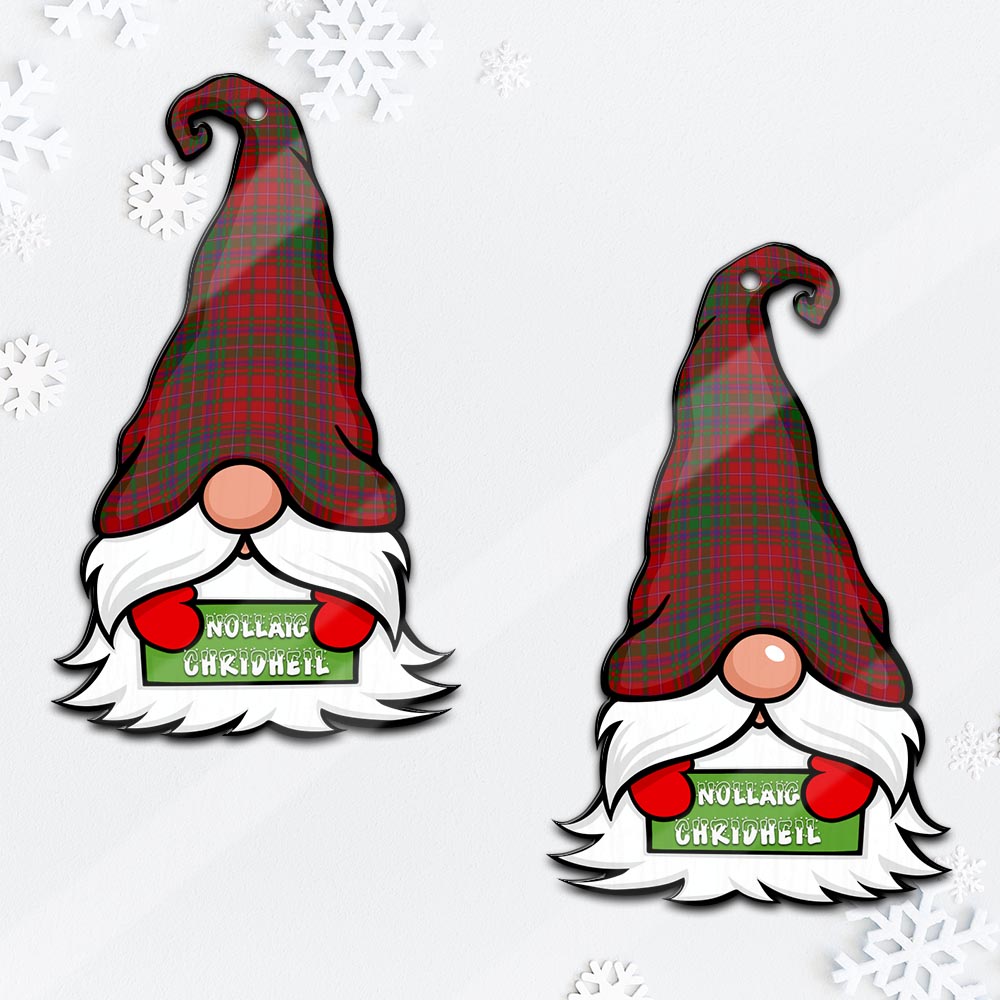 MacDougall (McDougall) Gnome Christmas Ornament with His Tartan Christmas Hat - Tartan Vibes Clothing