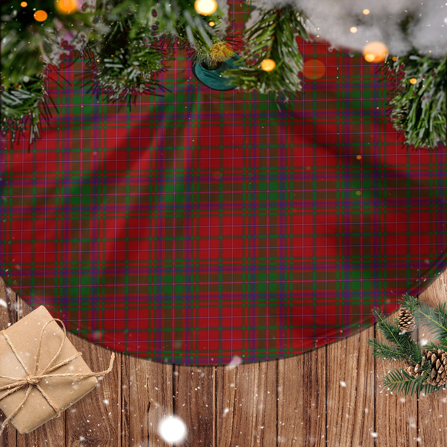 MacDougall Tartan Christmas Tree Skirt - Tartanvibesclothing