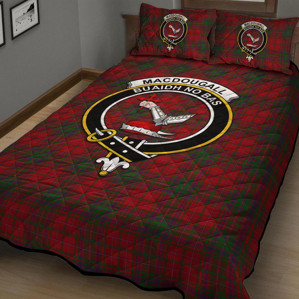 MacDougall (McDougall) Tartan Quilt Bed Set with Family Crest - Tartan Vibes Clothing