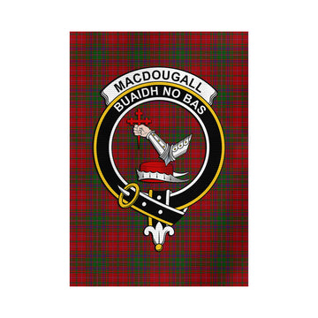 MacDougall (McDougall) Tartan Garden Flag with Family Crest - Tartan Vibes Clothing