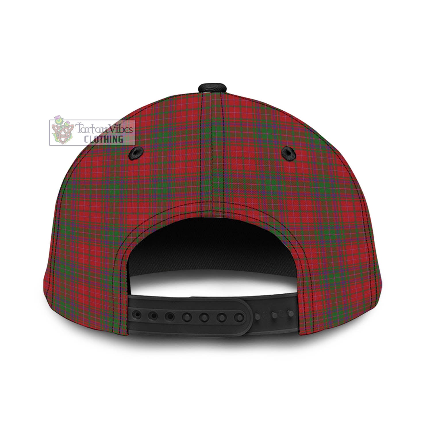 Tartan Vibes Clothing MacDougall Tartan Classic Cap with Family Crest In Me Style