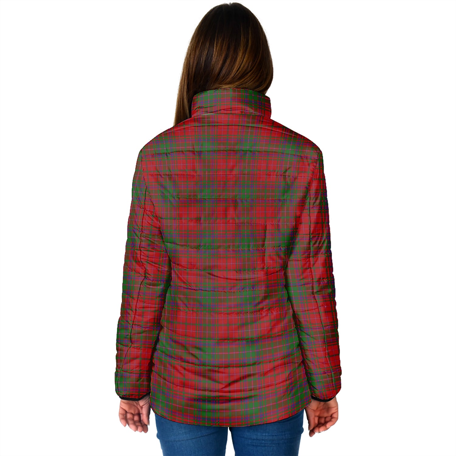 MacDougall (McDougall) Tartan Padded Jacket with Family Crest - Tartan Vibes Clothing