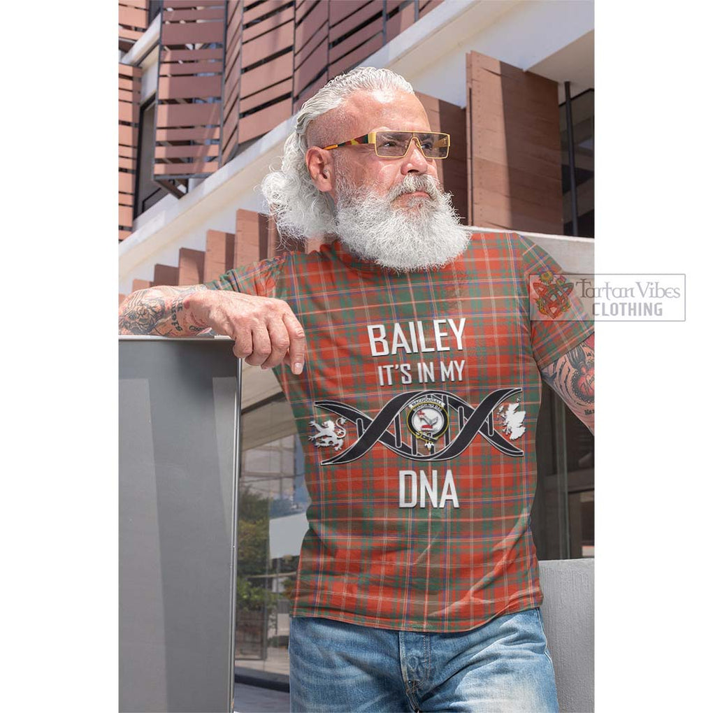 Tartan Vibes Clothing MacDougall Ancient Tartan Cotton T-shirt with Family Crest DNA In Me Style