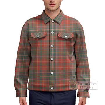 MacDougall Ancient Tartan Unisex Lapel Cotton Jacket